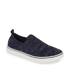 Bernie Mev Leviah Slip On Sneaker Black Silver Fabric